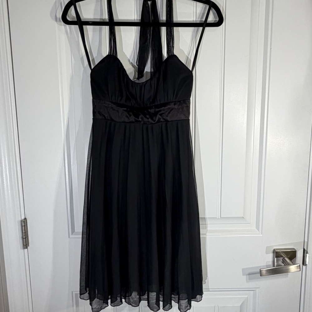 Love Tease Y2K Black Sheer Mesh Babydoll Chemise Dress Size 3